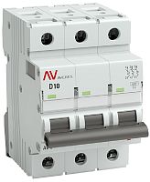 Выключатель автоматический EKF Averes AV-6 3п 10А D 6кА картинка